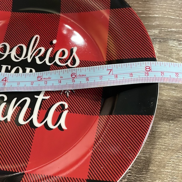 COOKIES FOR SANTA PLATE 8 inch plate - Picture 5 of 5